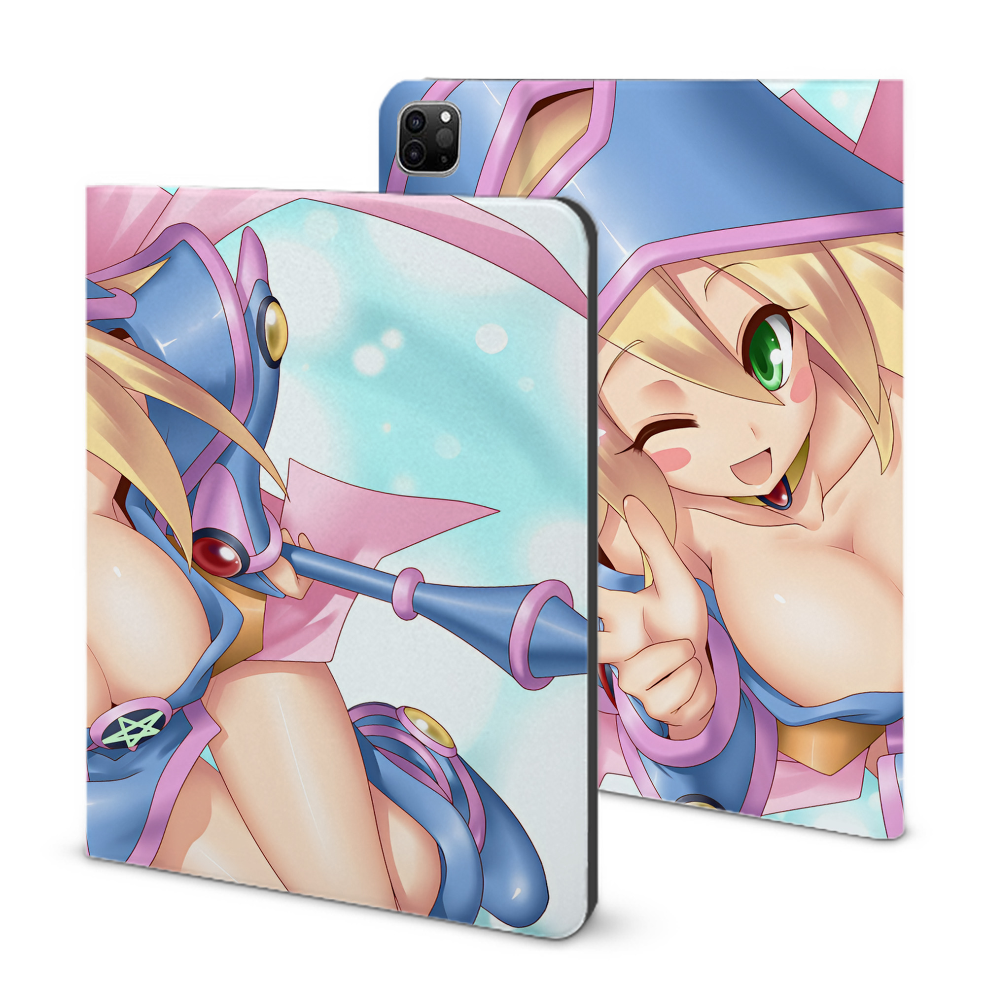 （画像用） 遊☆戯☆王 Yu-Gi-Oh! IPad ケース ブック型 PUレザー TPU 耐衝撃 軽量 薄型 ペン収納なし 全面保護 IPad 各モデル対応